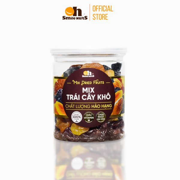 Mix Trái Cây Khô 6 Loại Smile Nuts Hủ 275g