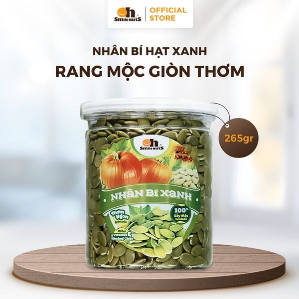 Nhân Bí Xanh Nướng Mộc - Hũ 265g - Oh Smile Nuts