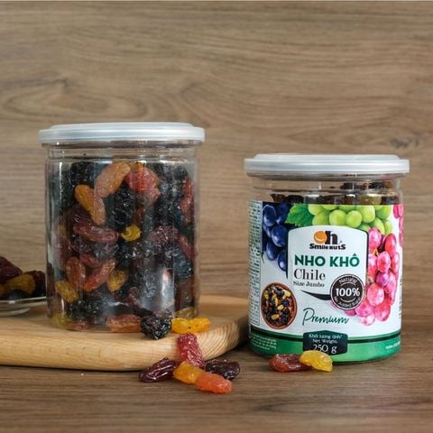  Nho Khô Mix Chile Smile Nuts Hộp 250g 