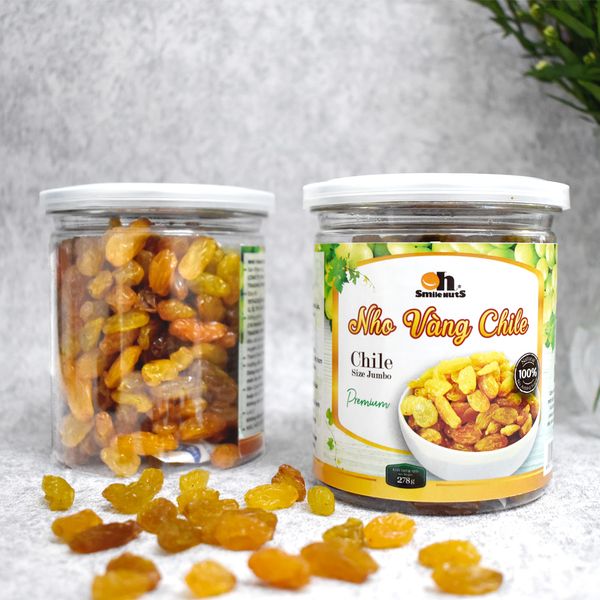 Nho Khô Vàng Hủ nhựa 278g - Nhập Khẩu Từ Chile