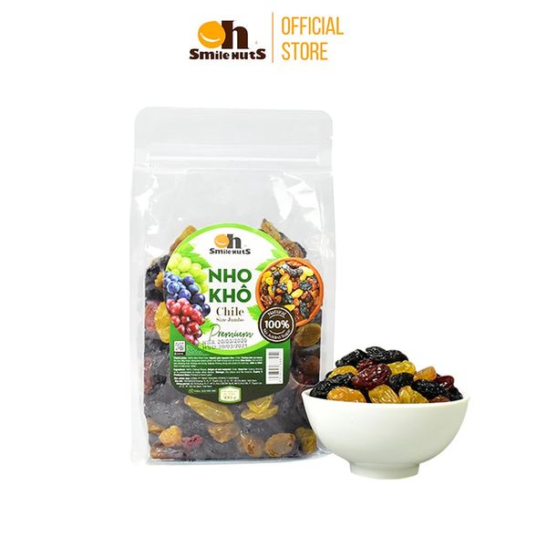 Nho Khô Mix 3 Loại Chile Dạng Túi 500g