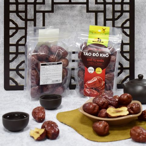  Táo Đỏ Khô Tân Cương Túi Zipper 250g 