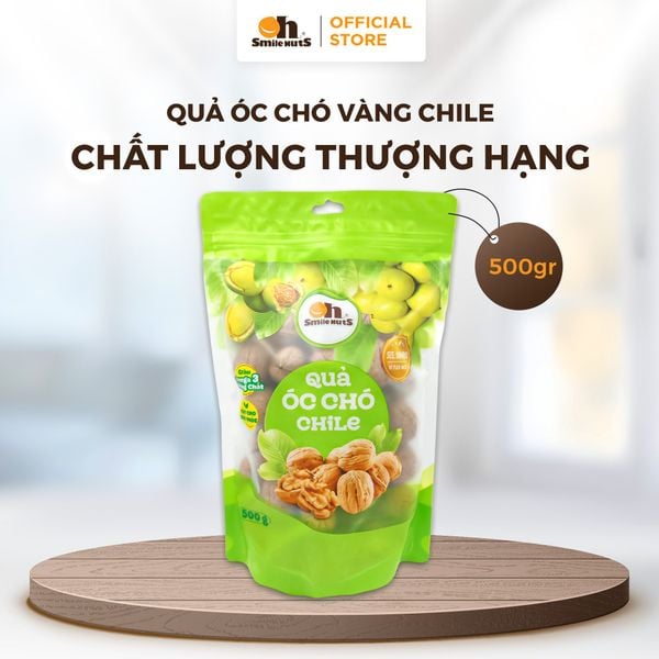 Quả Óc Chó Chile - Túi Zipper 500g - Oh Smile Nuts