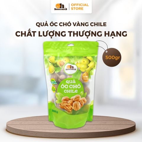  Quả Óc Chó Chile - Túi Zipper 500g - Oh Smile Nuts 