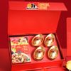 Quà Tết Cao Cấp Smilenuts Xuân Thịnh Vượng 07 (Nho Khô, Kẹo Granola Năng Lượng, Chà Là, Trà Olong Và Mứt Dừa)