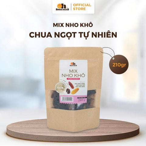  Mix Nho Khô Chile - Túi 210g - Oh Smile Nuts 
