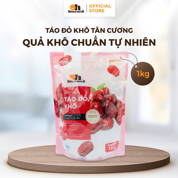 Táo Đỏ Khô Tân Cương - Túi 1kg - Oh Smile Nuts