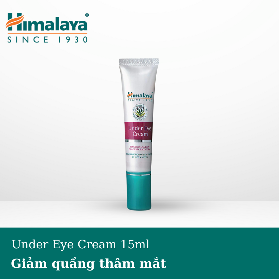 Kem dưỡng mắt - giảm quầng thâm, làm sáng da vùng bọng mắt Himalaya Under Eye Cream 15ml