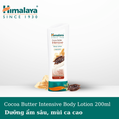 [MUA 1 TẶNG 1][HSD: 30/07/2025] Sữa dưỡng thể dưỡng ẩm sâu mùi ca cao Himalaya Cocoa Butter Intensive Body Lotion 200ml