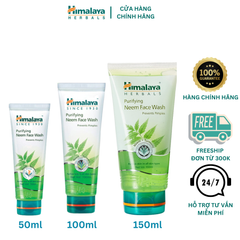 Sữa rửa mặt trị mụn sạch da Himalaya Purifying Neem Face Wash