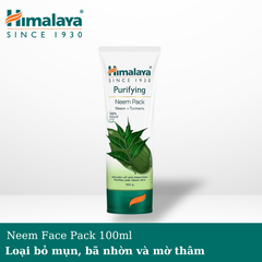 Mặt nạ đất sét Neem Face Pack Himalaya dành cho da thường và mụn 100ml