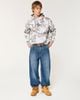 Hoodie Hollister Boxy Camo. Chất nỉ bông mỏng.