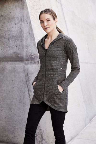  Áo Khoác Nữ OGIO Flux Full-Zip Hoodie dành cho Chi Em. Chất vải dệt kim mềm mịn , chắc chắn và co giãn thoải mái. 