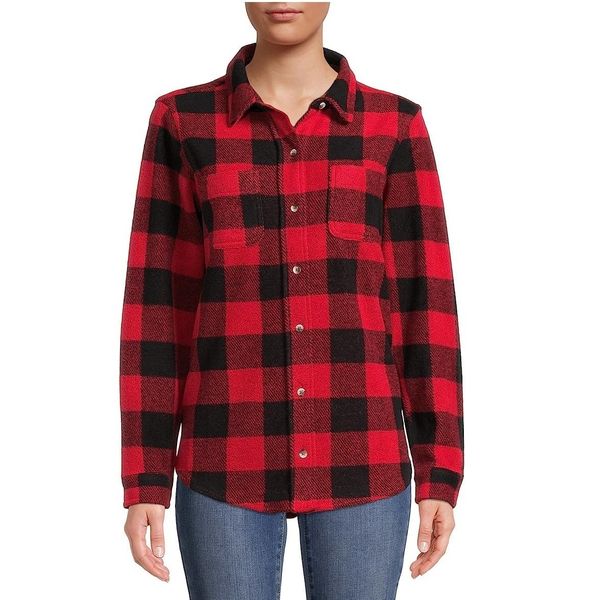  Áo sơ mi flannel Time & Tru Shirt Fannel Jacket dành cho Chị Em. Chất vải mềm mịn, chắc chắn. 