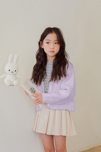  Khoác Cardigan Topten dành cho bé. Đẹp và chất. Màu light lavender cực cute. Hàng chính hãng, xịn 100%. 