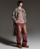  Quần jeans túi hộp MUSINSA Smoke Pink Pigment Extra Wide Cargo Denim dành cho Nam. 