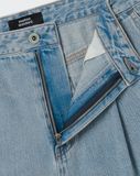  Short jeans MUSINSA One Tuck Wide dành cho Nam 