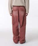  Quần jeans túi hộp MUSINSA Smoke Pink Pigment Extra Wide Cargo Denim dành cho Nam. 