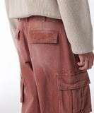  Quần jeans túi hộp MUSINSA Smoke Pink Pigment Extra Wide Cargo Denim dành cho Nam. 