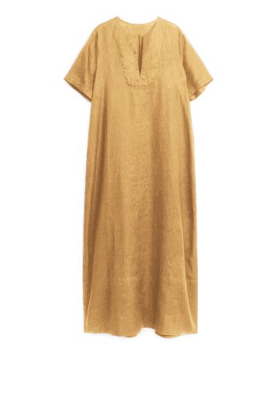  Đầm Linen dress xuất Hàn dành cho chị em. Chất vải linen cực đẹp. 2 túi 2 bên. 
