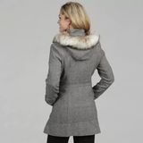  Áo Khoác Dạ Wool Overcoat Esprit dành cho NỮ. Vải wool 2 lớp dày dặn, sang trọng. Phần nón có thể tháo rời. Hàng chính hãng. 