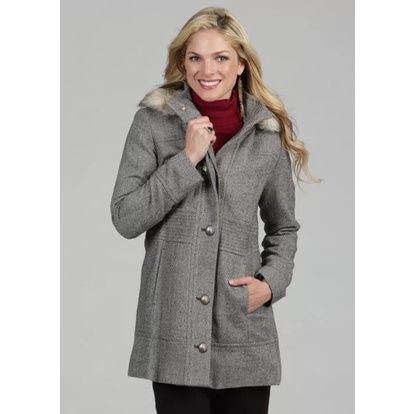  Áo Khoác Dạ Wool Overcoat Esprit dành cho NỮ. Vải wool 2 lớp dày dặn, sang trọng. Phần nón có thể tháo rời. Hàng chính hãng. 