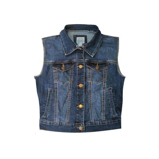 Levis Cropped Denim Vest  Farfetch