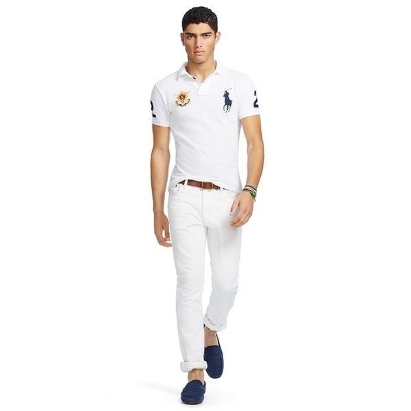  Áo Polo hàng hiệu Ralph Lauren dành cho Nam. Form áo custom fit. Hàng chính hãng, xịn 100% 