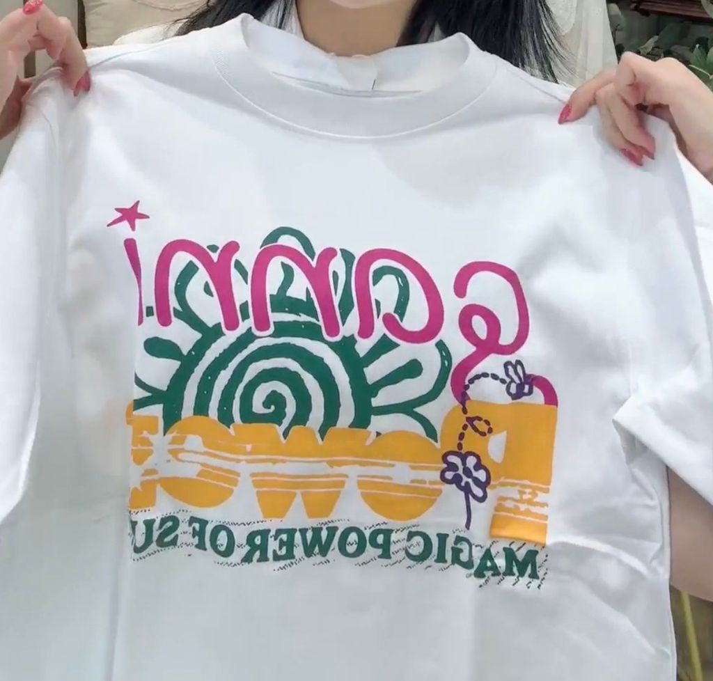 TUN0011 ÁO THUN IN HỌA TIẾT (TRẮNG)