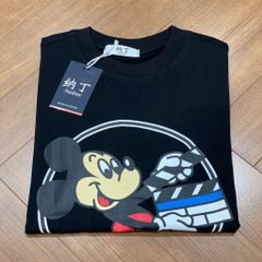 TUN0220 ÁO THUN IN MICKEY (ĐEN)