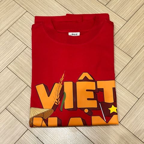 TUN0095 ÁO THUN VIỆT NAM (ĐỎ)