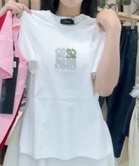 LEN1032 ÁO THUN QC LOGO KẾT HẠT (TRẮNG)