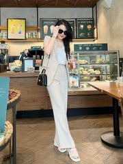 SHE3245- Set vest Đen