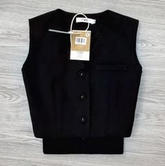 KS0136 - Set Áo Gile, Quần Short ĐEN