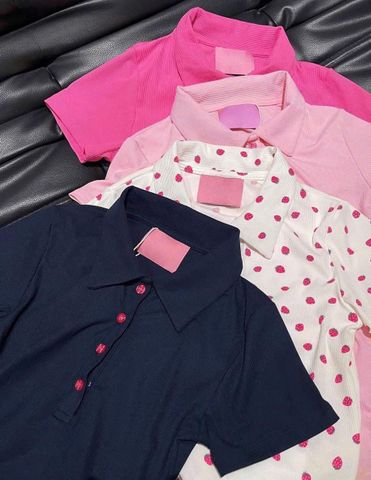 VGU9111-Áo thun body cổ polo Hồng