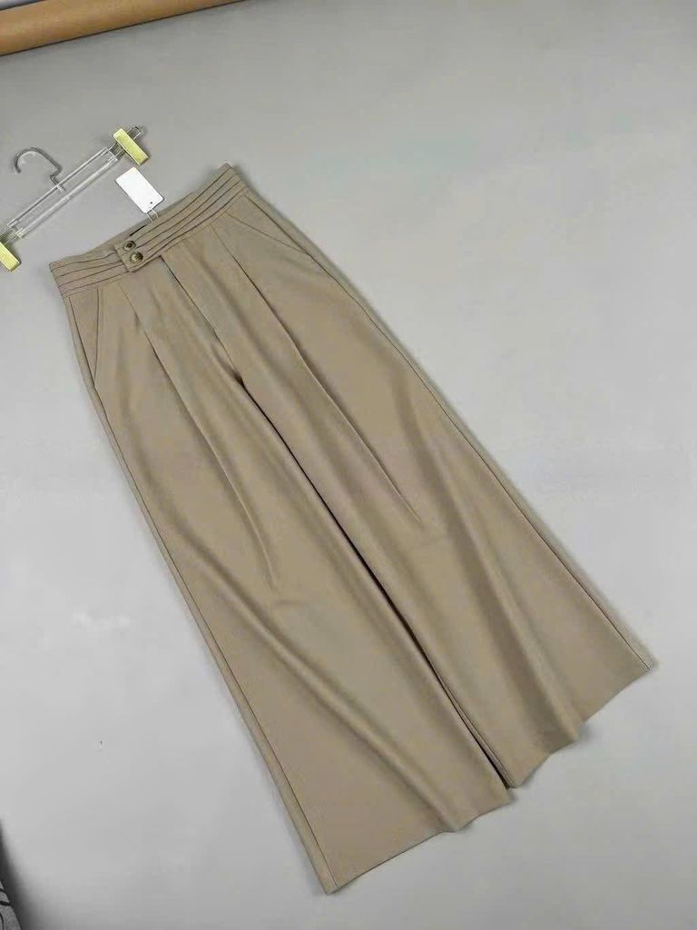 KS0248-Quần tây suông Đen