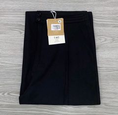 KS0248-Quần tây suông Đen