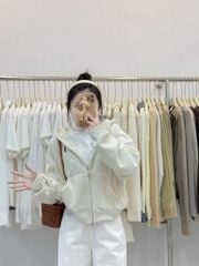 KS0288 ÁO KHOÁC THÊU NGỰA (ĐEN)