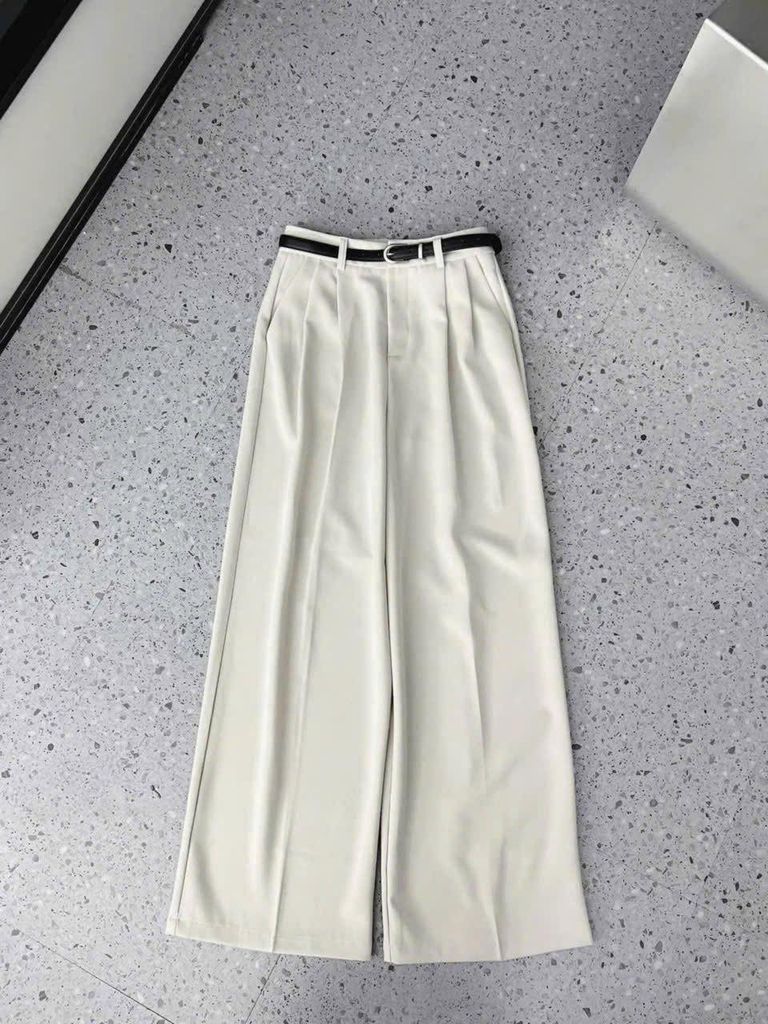 TB7646 QUẦN TÂY SUÔNG + NỊT (DA ĐẬM)