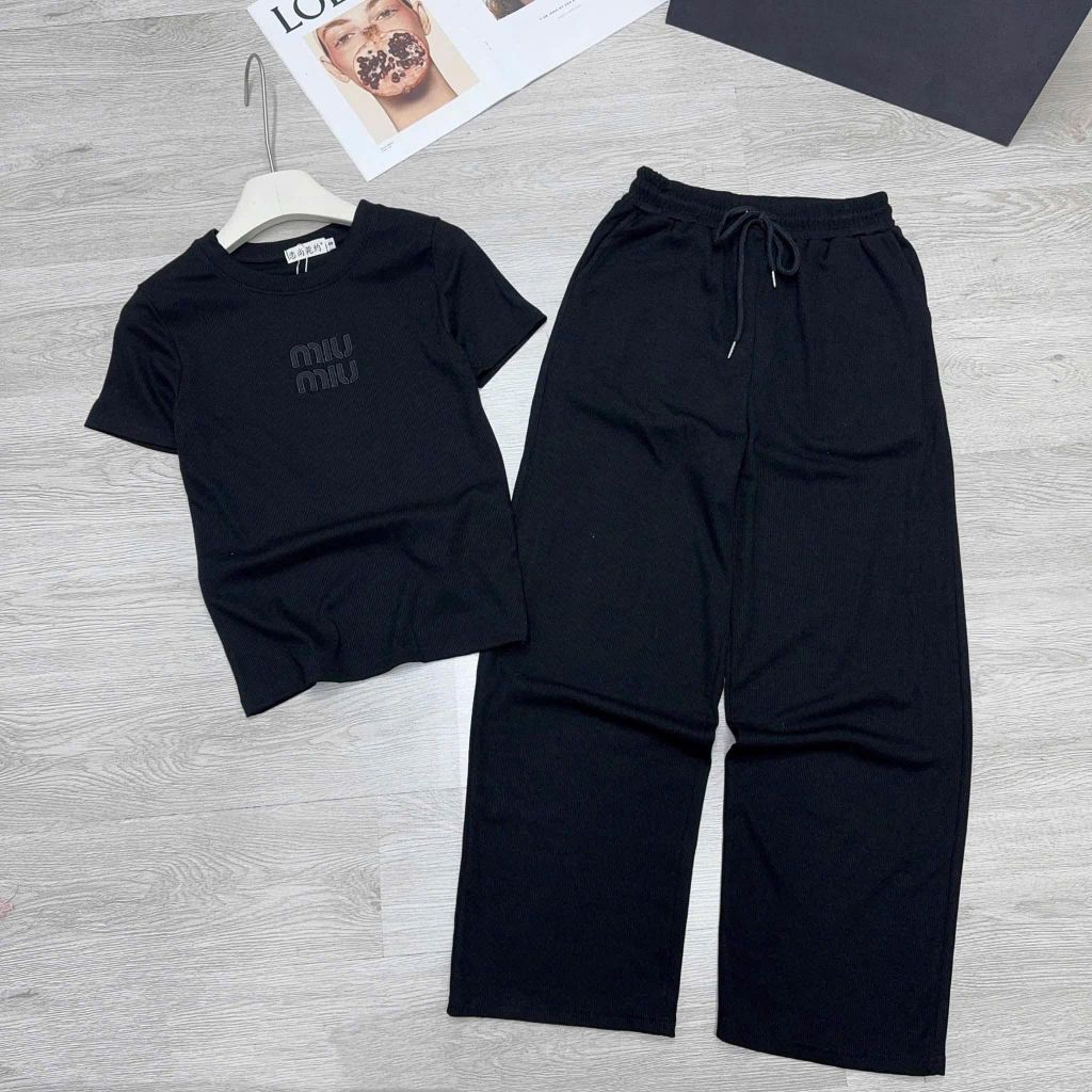 KS0269 SET BỘ MIUMIU (ĐEN)