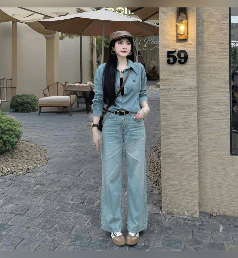 VGU9416-Áo sơ mi jean ( áo lẻ)