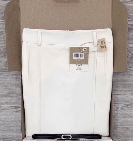 KS0265-Chân váy dài + nịt Kem
