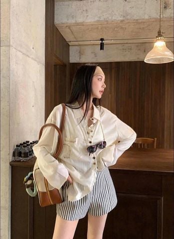 TQ4016-Quần short sọc nhuyễn (quần lẻ)