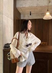 TQ4016-Quần short sọc nhuyễn (quần lẻ)