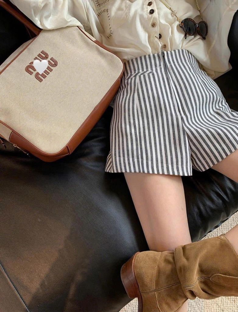 TQ4016-Quần short sọc nhuyễn (quần lẻ)