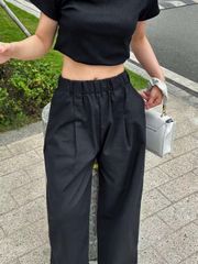 KS0365-Quần linen Đen (quần lẻ)