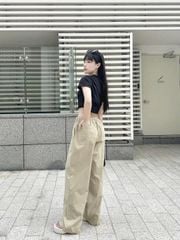 KS0365-Quần linen Đen (quần lẻ)
