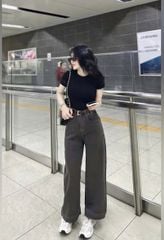 VGU9660 - Set Áo body - Quần Jean ĐEN