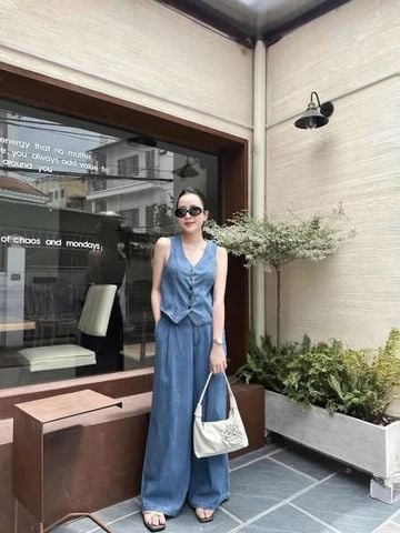 TB7709 - Set áo Gile + Quần Dài