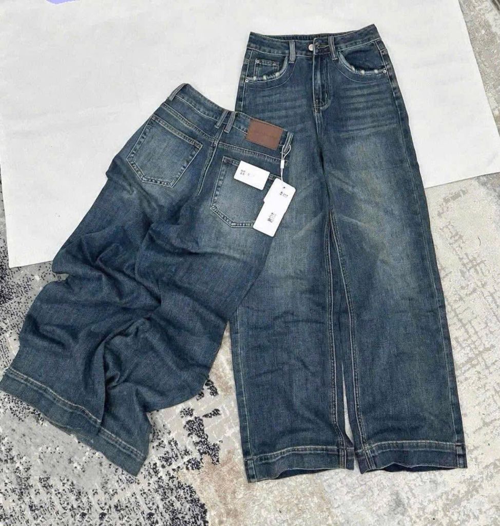TB7806-Quần Jean Xanh Đậm (quần lẻ)
